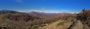 22 In salita per la cima dello Zuc de Valmana con vista in Resegone, Grigne ed oltre